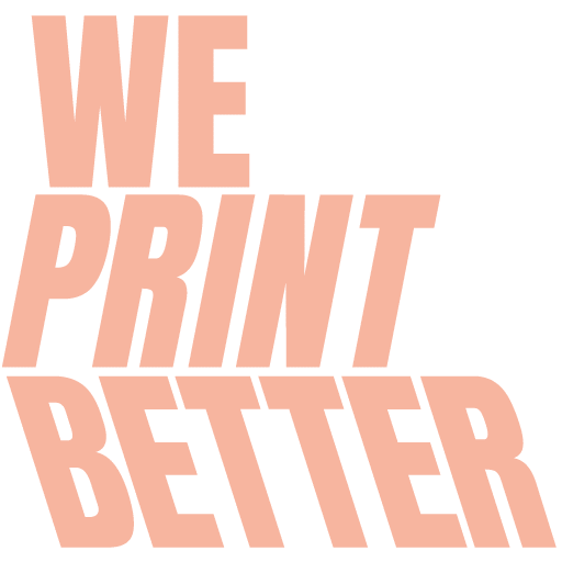 Logo for We Print Better